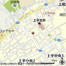 埼玉県上尾市上平中央3丁目36周辺の地図
