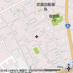 埼玉県春日部市小渕1167-3周辺の地図