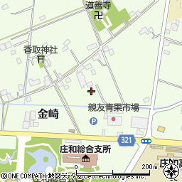 埼玉県春日部市金崎408周辺の地図