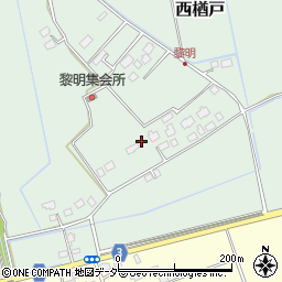 茨城県つくばみらい市西楢戸428周辺の地図