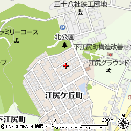 福井県福井市江尻ケ丘町262周辺の地図