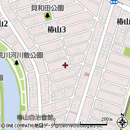 埼玉県蓮田市椿山周辺の地図