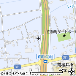 埼玉県春日部市上柳56周辺の地図