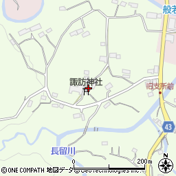 旗居集会場周辺の地図