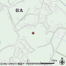 茨城県稲敷郡美浦村信太周辺の地図