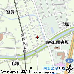 埼玉県東松山市毛塚785周辺の地図