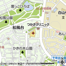 マミーマート松風台店周辺の地図
