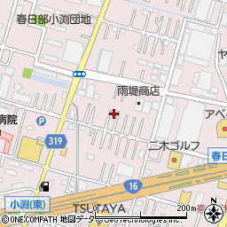 埼玉県春日部市小渕237周辺の地図