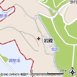 埼玉県東松山市岩殿197周辺の地図