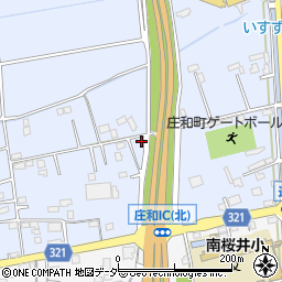 埼玉県春日部市上柳52周辺の地図