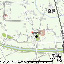 埼玉県東松山市毛塚834周辺の地図