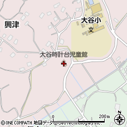 大谷時計台児童館周辺の地図