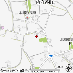 茨城県常総市内守谷町2896周辺の地図