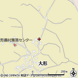 茨城県稲敷郡阿見町大形1221周辺の地図