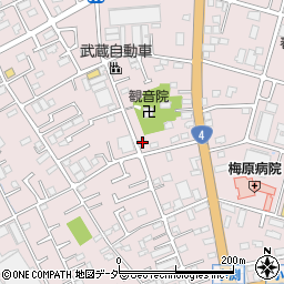埼玉県春日部市小渕1165周辺の地図