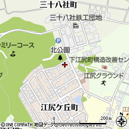 福井県福井市江尻ケ丘町281周辺の地図