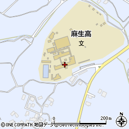 茨城県立麻生高等学校周辺の地図