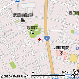 埼玉県春日部市小渕1164周辺の地図