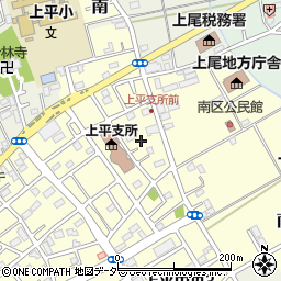 埼玉県上尾市上平中央3丁目30周辺の地図