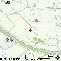 埼玉県東松山市毛塚152周辺の地図