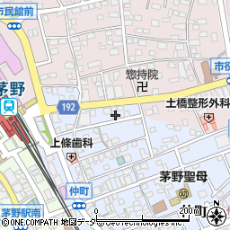 長野県茅野市仲町4-13周辺の地図