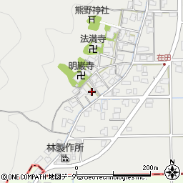 福井県福井市在田町38-2周辺の地図