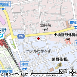 長野県茅野市仲町4-12周辺の地図