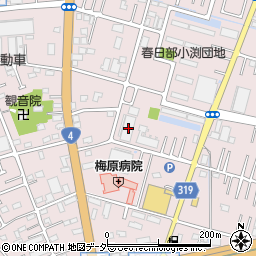 埼玉県春日部市小渕485周辺の地図