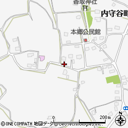 茨城県常総市内守谷町3354周辺の地図
