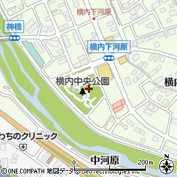 長野県茅野市ちの横内周辺の地図