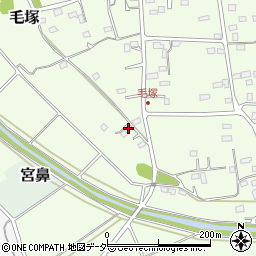 埼玉県東松山市毛塚146周辺の地図