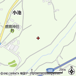 茨城県稲敷郡阿見町小池周辺の地図