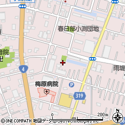 埼玉県春日部市小渕周辺の地図