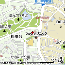 高坂丘陵市民活動センター周辺の地図