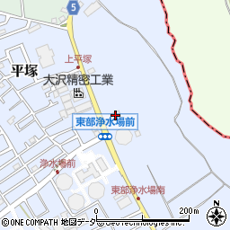 株式会社東リース　上尾営業所周辺の地図