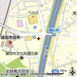 ミニストップ　蓮田黒浜店周辺の地図