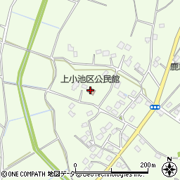 上小池区公民館周辺の地図