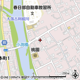 埼玉県春日部市小渕1249-3周辺の地図