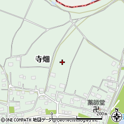 茨城県つくばみらい市寺畑周辺の地図