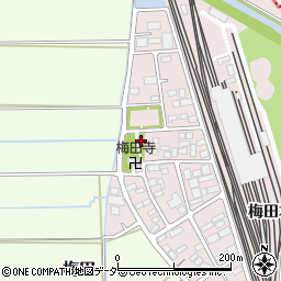 梅田新田集会所周辺の地図