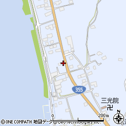 茨城県行方市麻生568-1周辺の地図