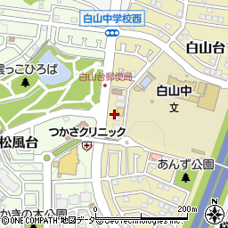 埼玉県東松山市白山台16周辺の地図