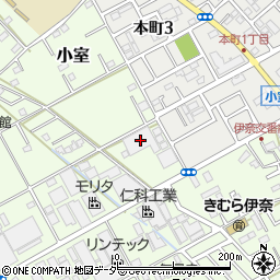埼玉県北足立郡伊奈町小室6877周辺の地図