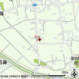 埼玉県東松山市毛塚859-6周辺の地図