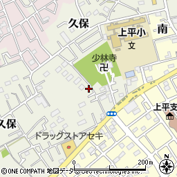 埼玉県上尾市西門前周辺の地図
