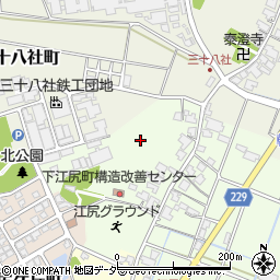 福井県福井市下江尻町周辺の地図