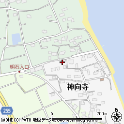 茨城県鹿嶋市神向寺586周辺の地図