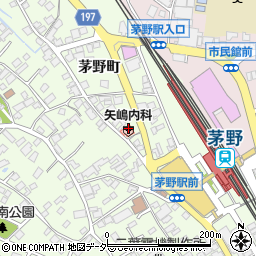 矢嶋内科医院周辺の地図