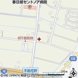 埼玉県春日部市不動院野910周辺の地図