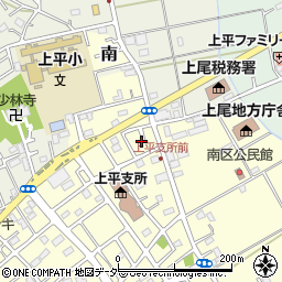 埼玉県上尾市上平中央3丁目43周辺の地図